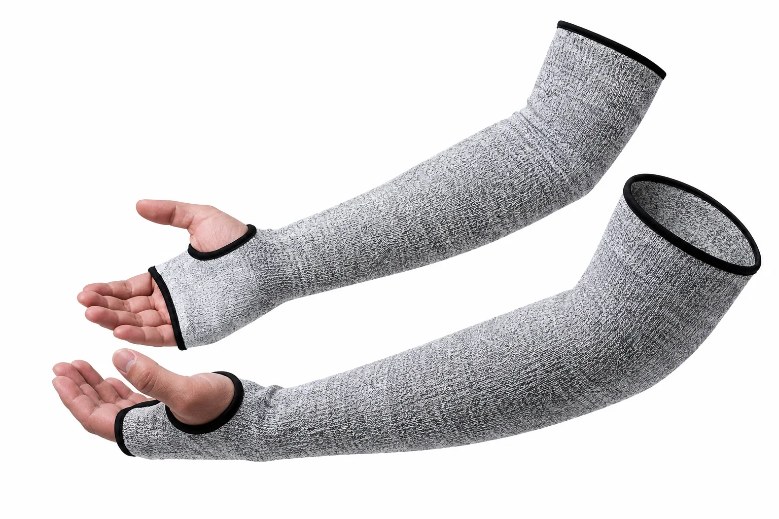 Cut resistant arm sleeves recycling
